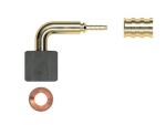 Gomax Press-Anschluss 7/16 UNF KCA02C Quadra DN2 90 Grad (Pack=10Stck)